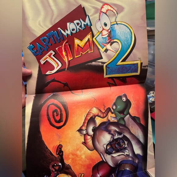 Nintendo power volume 79 - Donkey Kong Country 2 w Earthworm Jim poster - Picture 2 of 3